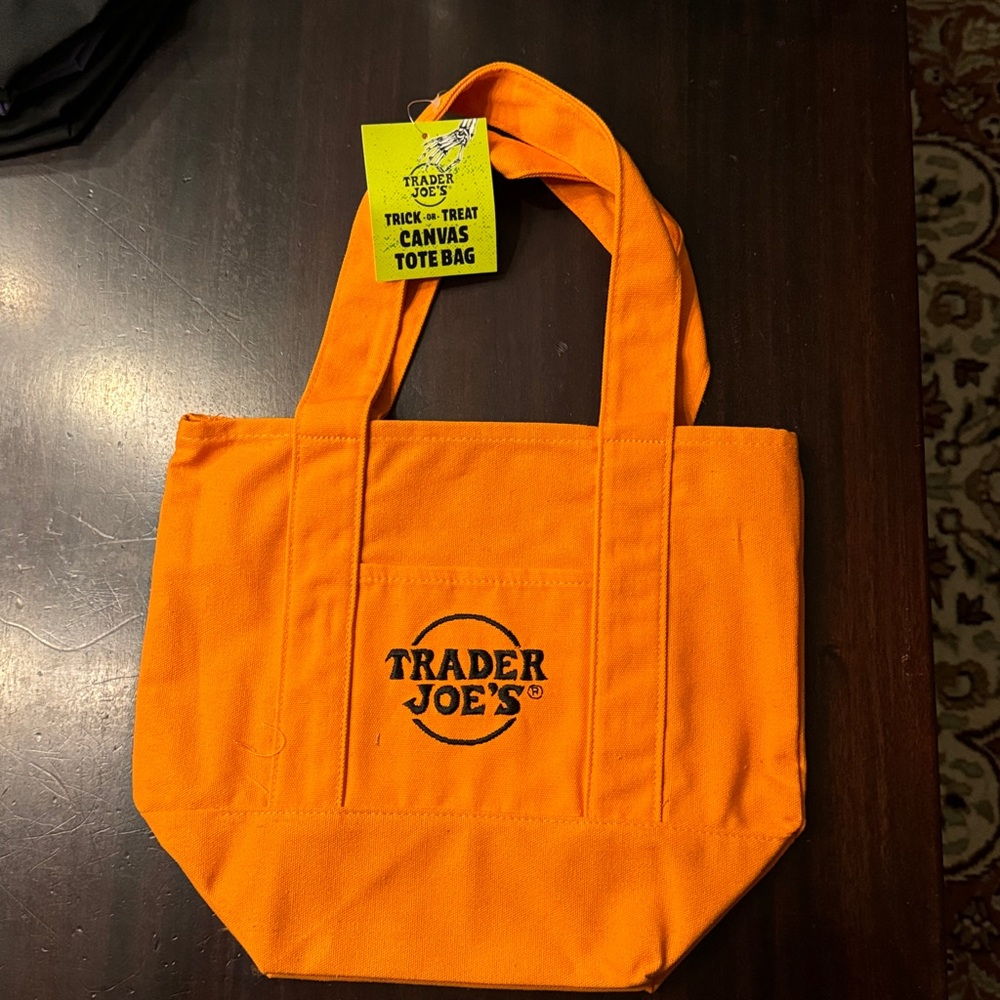 Trader Joe's Canvas Mini Halloween Tote